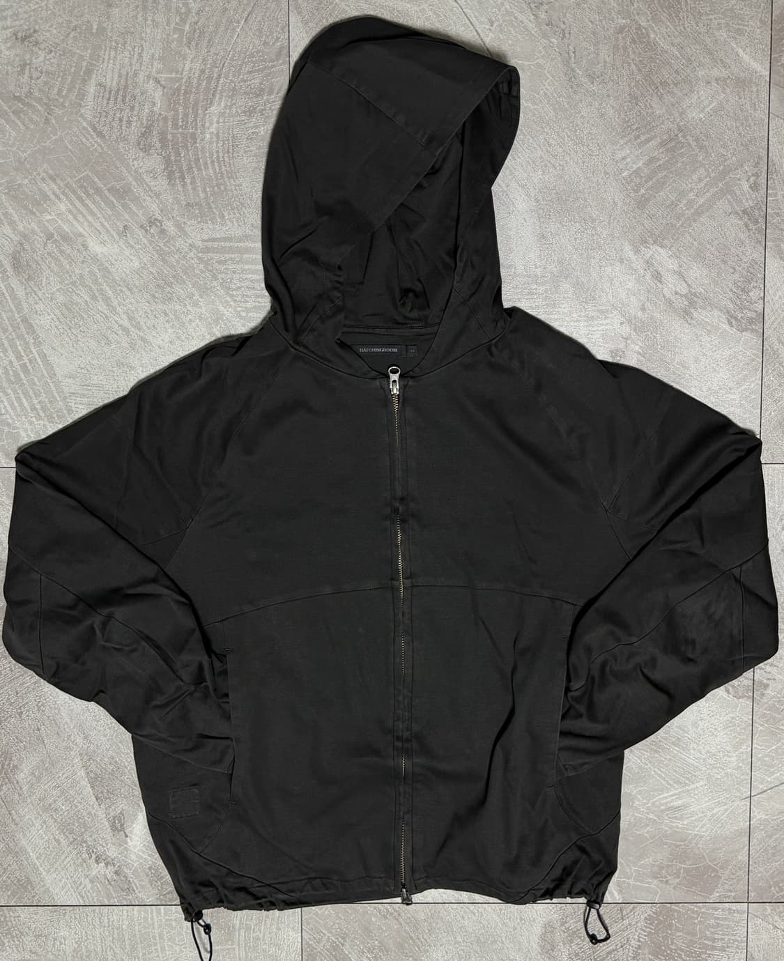 [3]해칭룸 silket hoodie dark green 상품이미지3