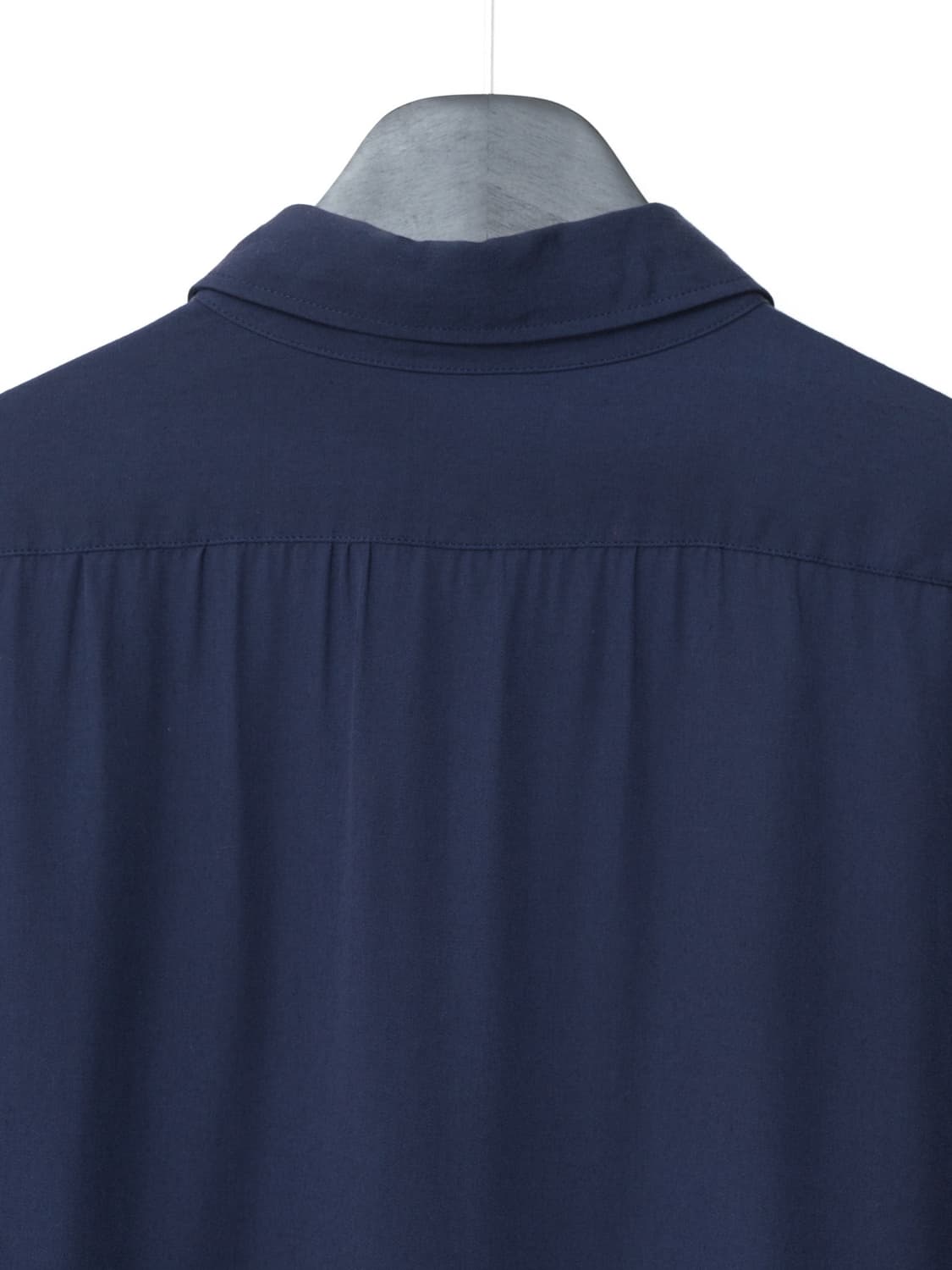 ‘00s Rayon Sleeping Shirt Navy 상품이미지9