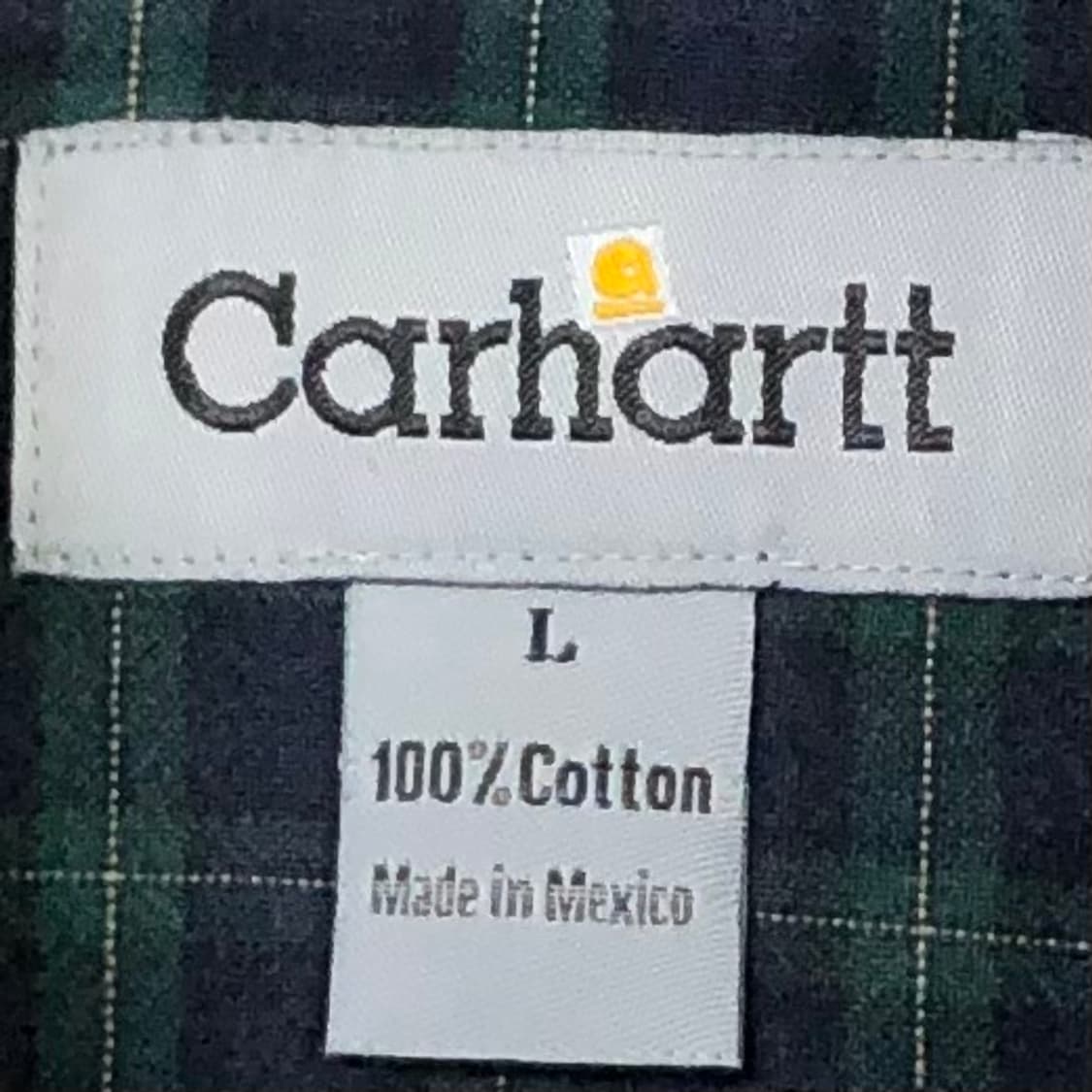 XL 칼하트 타탄 체크 워크 셔츠 상품이미지3