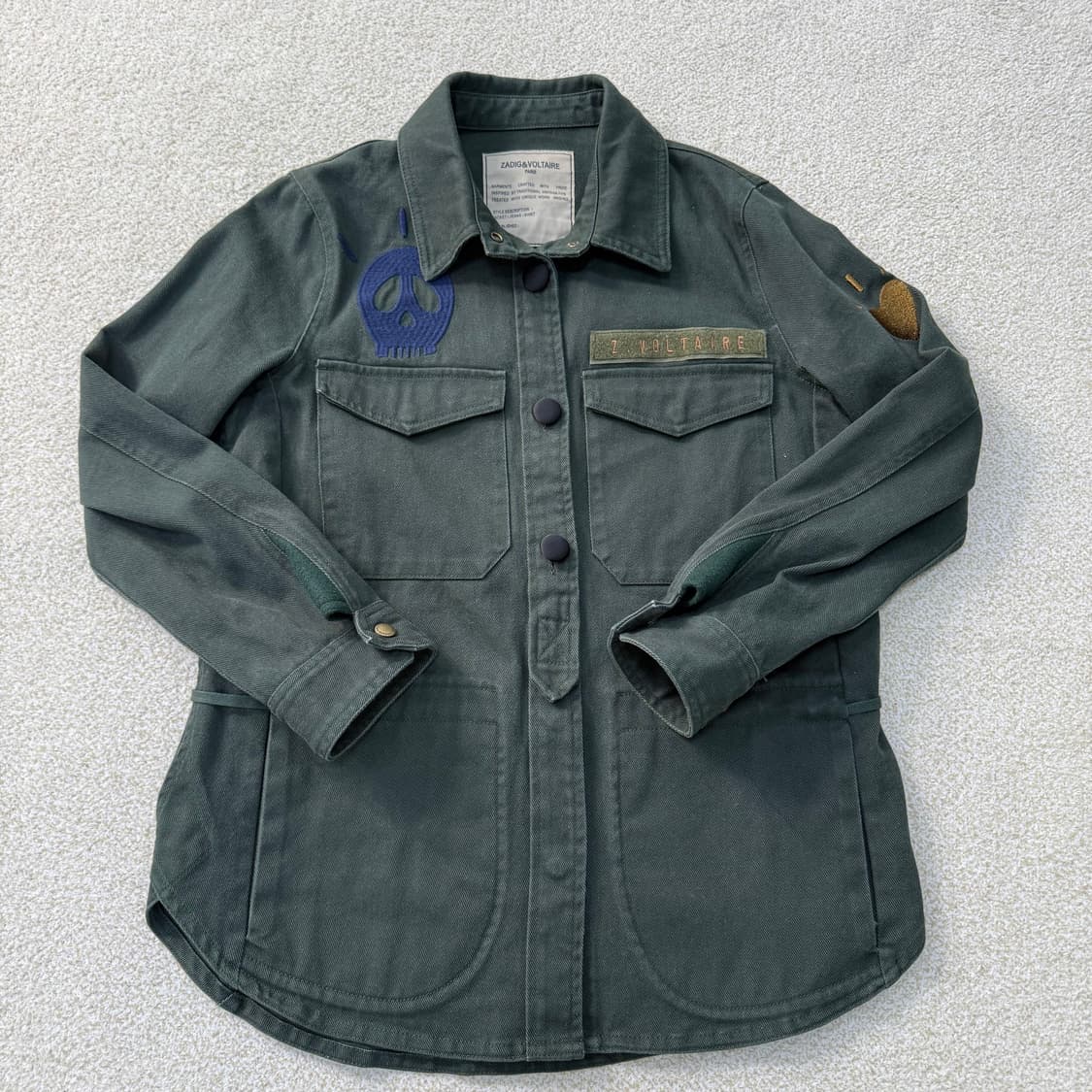 [S] 쟈딕앤볼테르 밀리터리 울 자켓 1229T2 상품이미지1