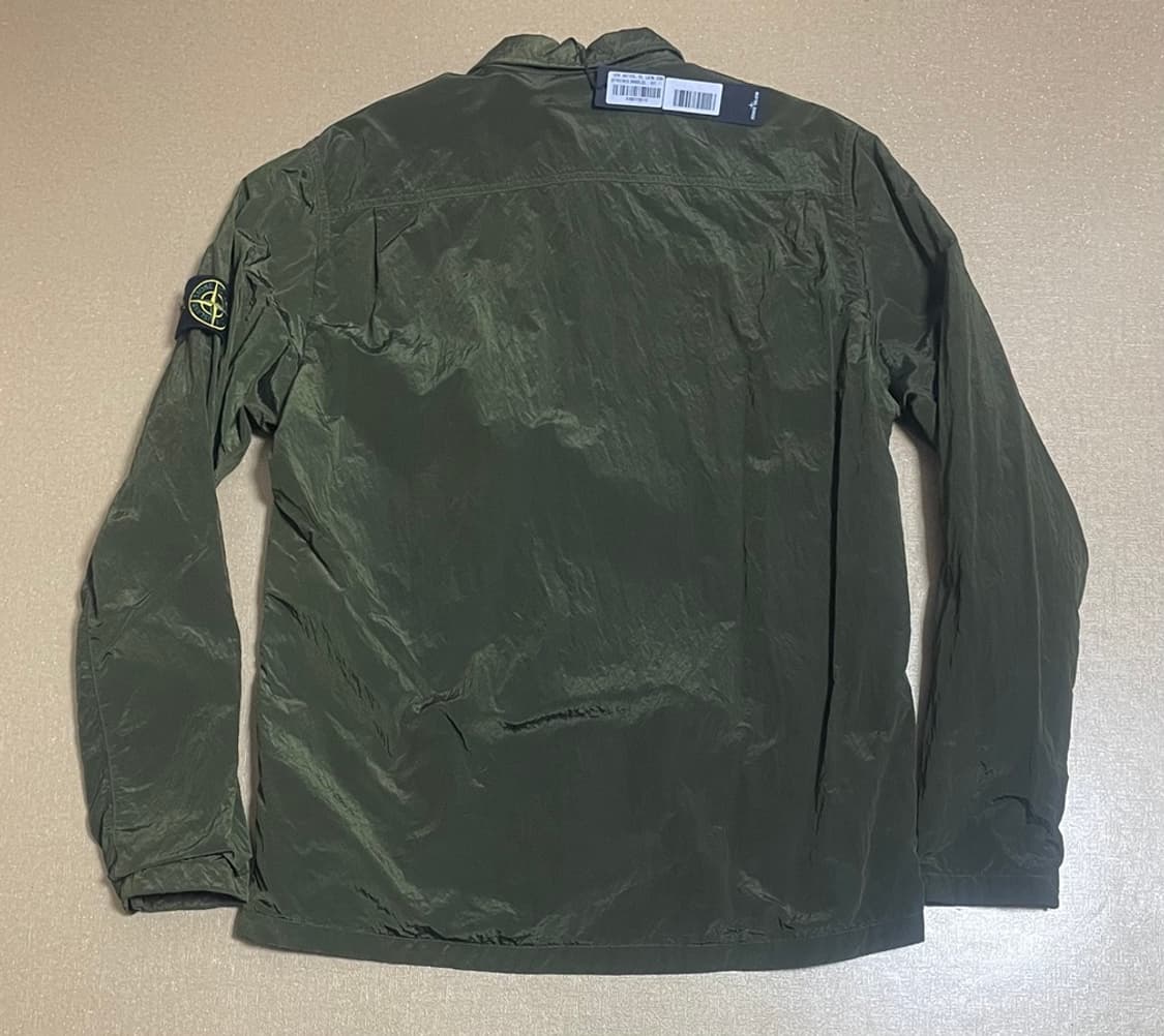 스톤아일랜드 나일론 메탈 오버셔츠 카키 상품이미지9