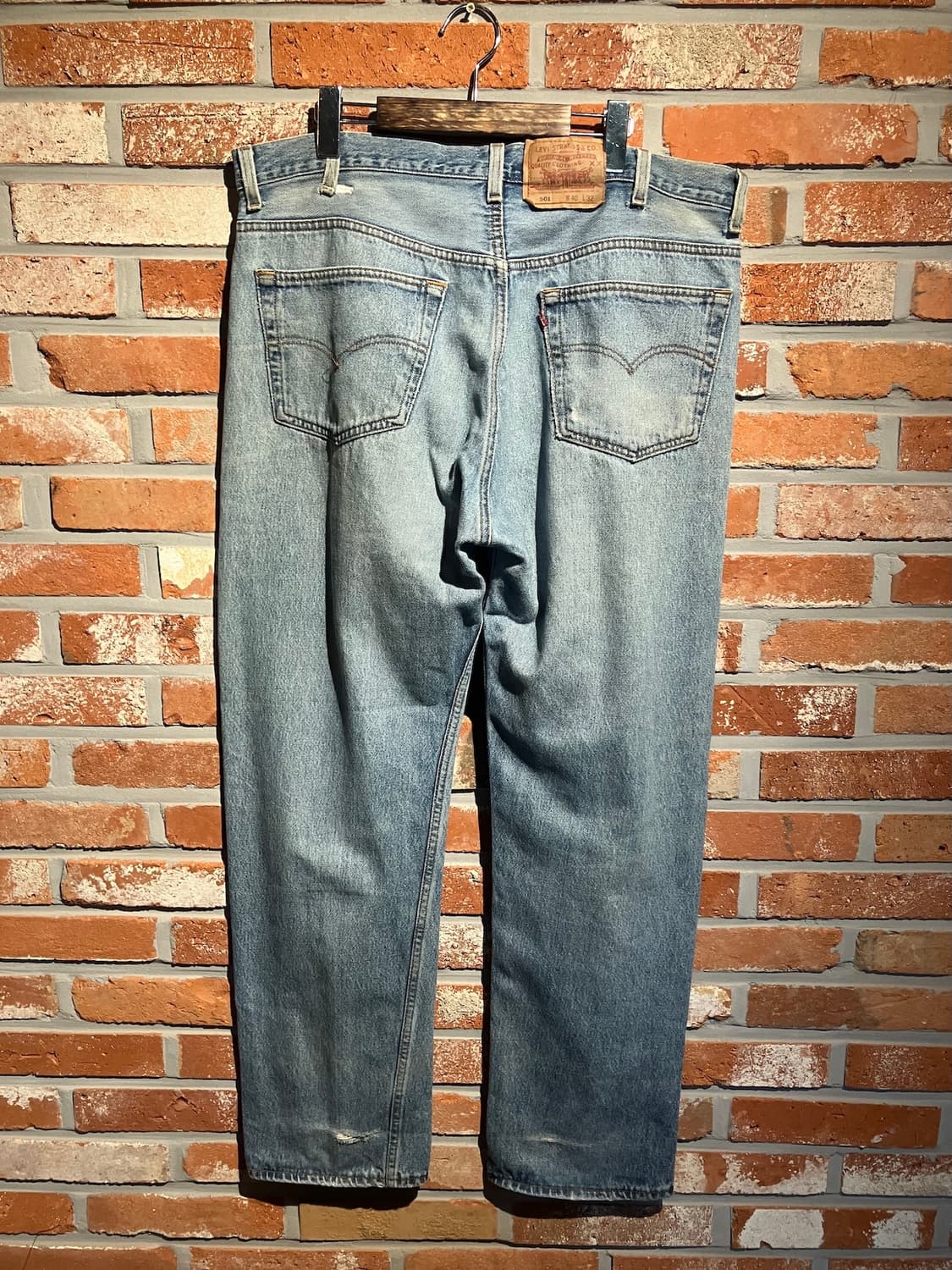 90s USA 빈티지 리바이스 501 데님 팬츠 빅사이즈 상품이미지5