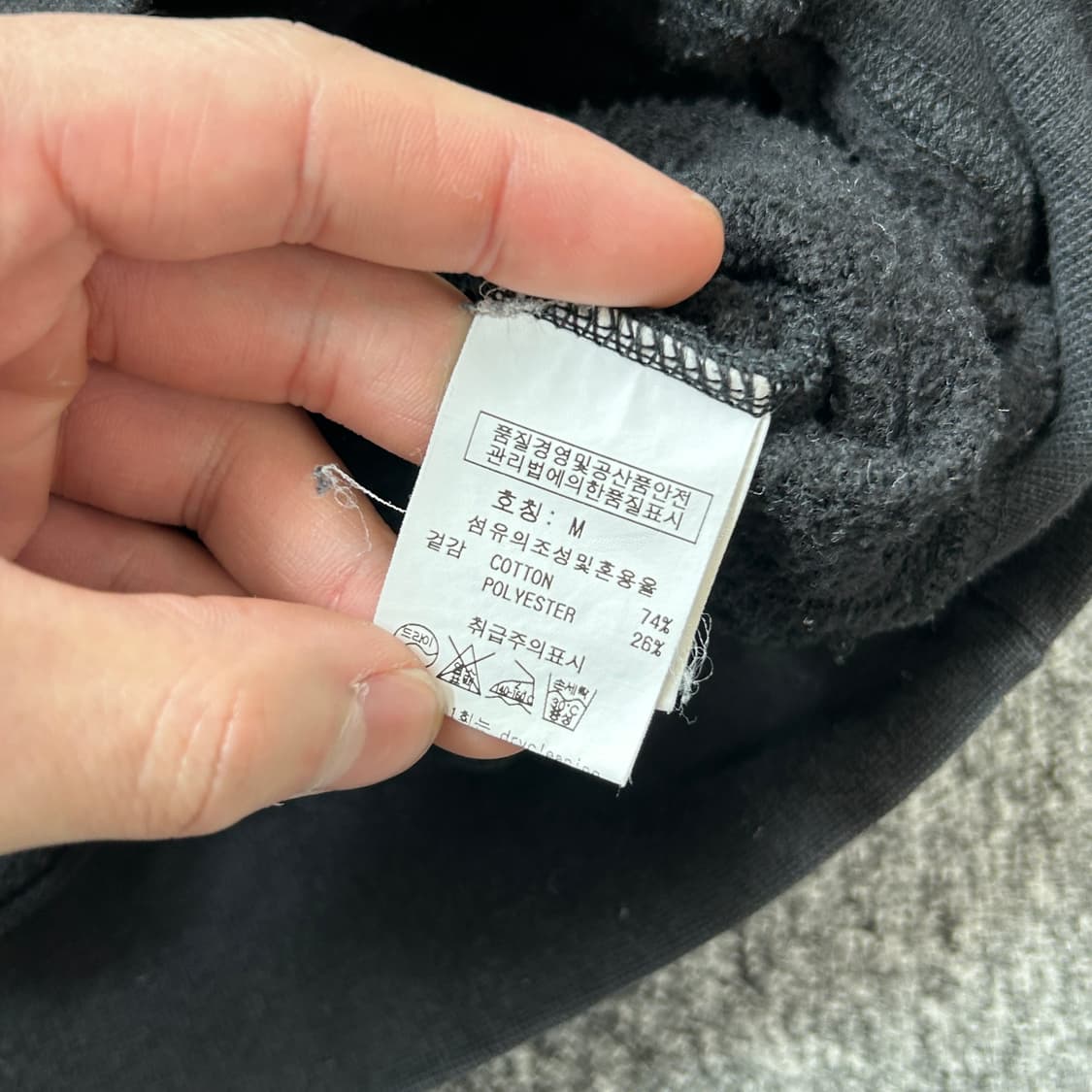 피어오브갓 에센셜 블랙 포토 후드티 상품이미지9