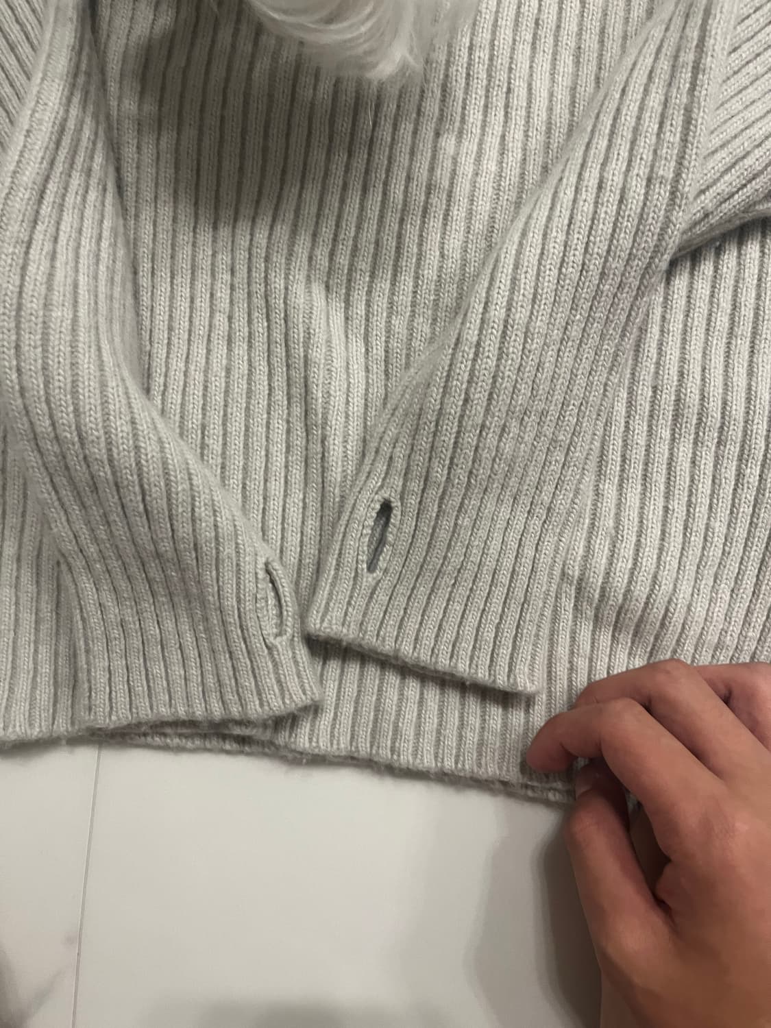 문선 골지 니트 상품이미지3