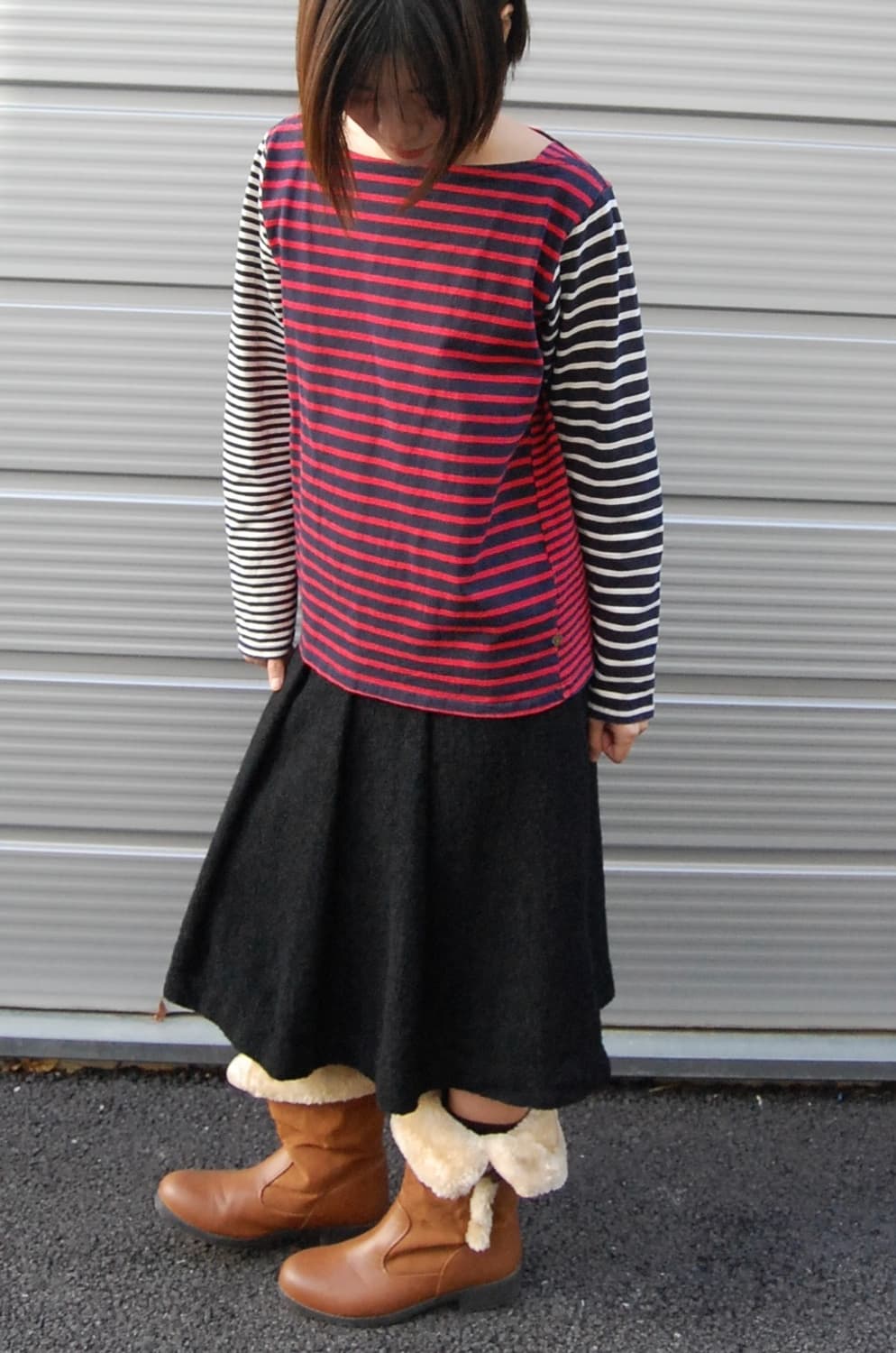 Wool pleats Skirt 상품이미지2