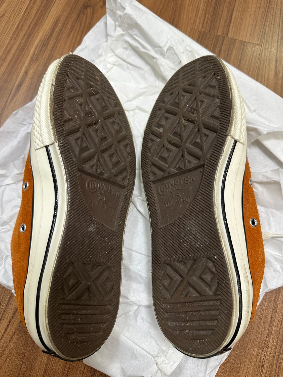 컨버스 척70 스웨이드 오렌지 260 상품이미지6