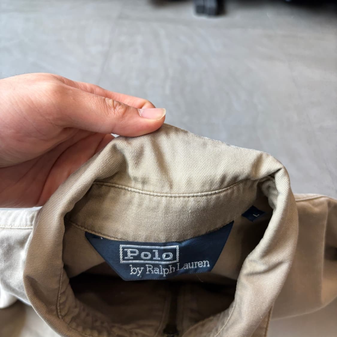 폴로 정품 베이지 스윙톱 자켓 상품이미지5