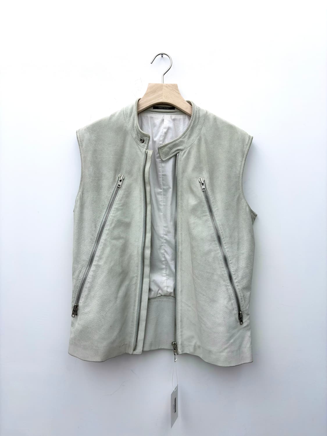 5 ZIP LEATHER VEST 상품이미지5