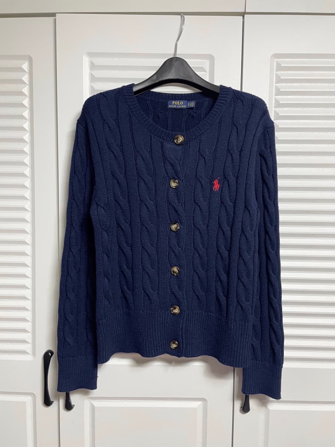 폴로 케이블 가디건 상품이미지1