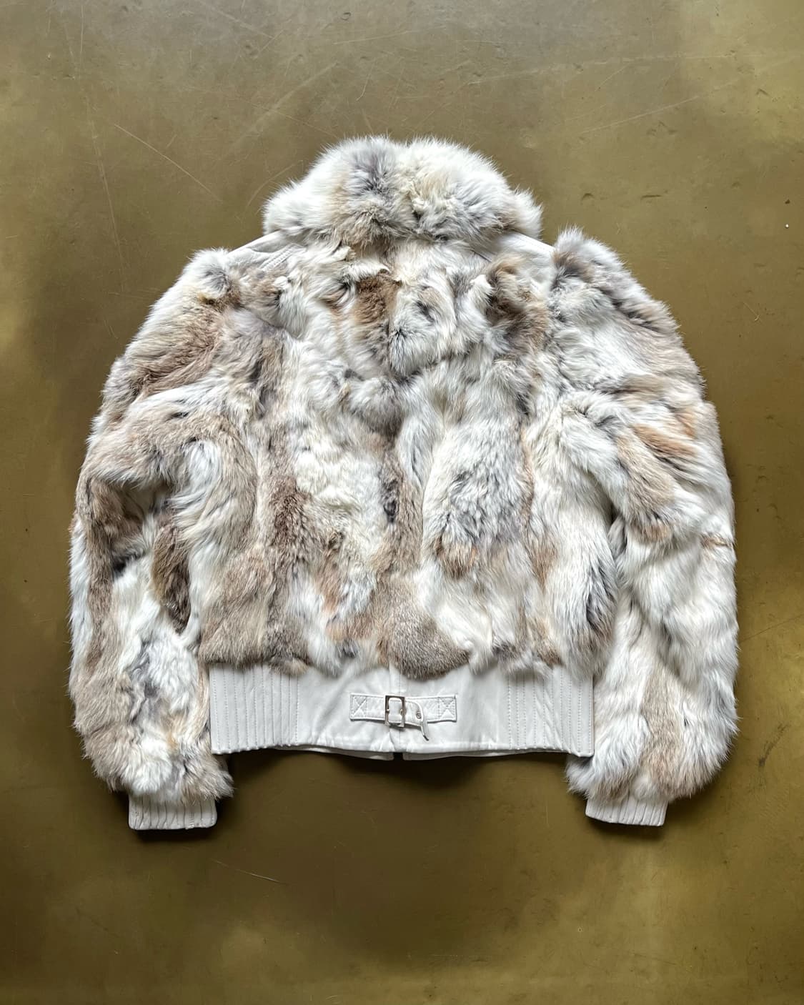2000s EGOIST Glam Rabbit Fur Jacket 상품이미지10