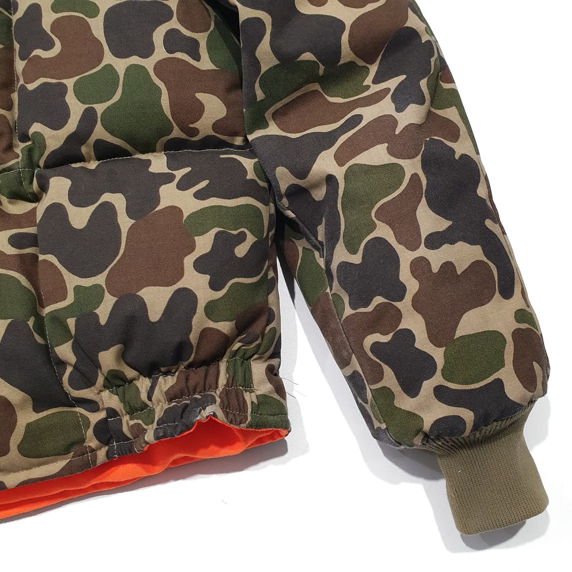 80s 에디바우어 카모 다운 자켓 리버시블 42 (105) 상품이미지6