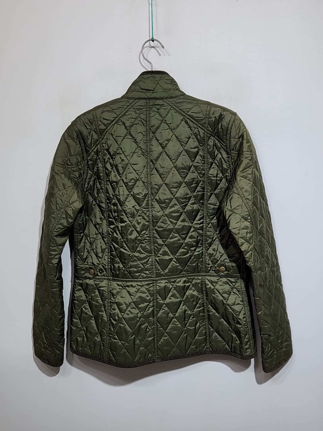 (M) 바버 인터내셔널 퀼팅자켓 카키 누빔점퍼 매장판  상품이미지6