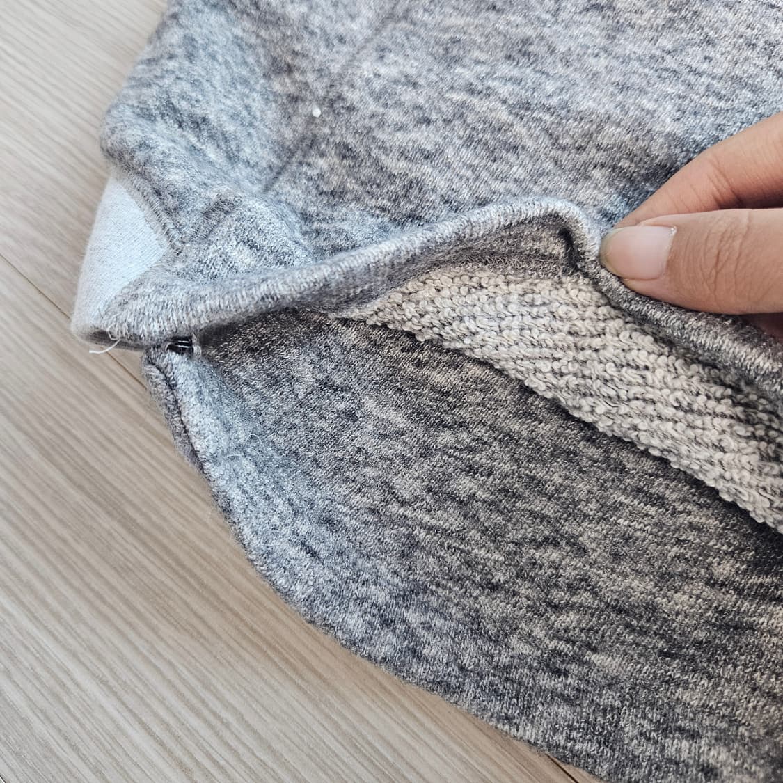 띠어리 니트 그레이 상품이미지5