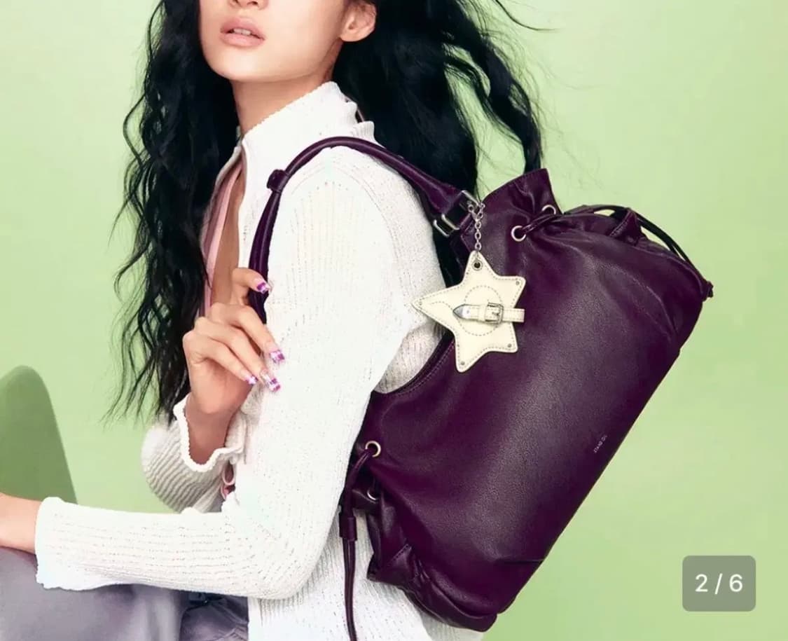 스탠드오일 브리지백 미니 플럼 새상품 상품이미지1
