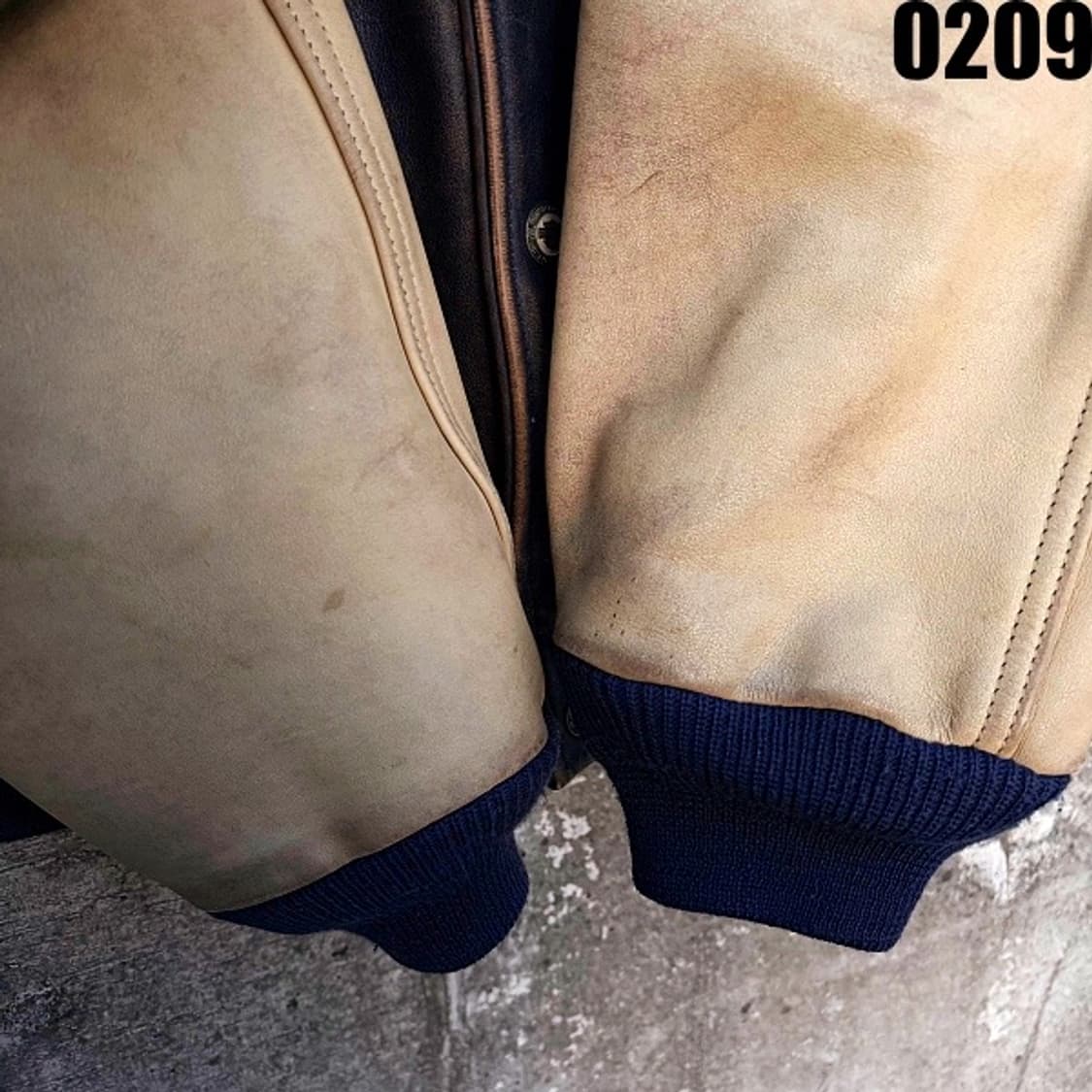 할리데이비슨 레더 바시티 스타디움 자켓 M 0209  상품이미지5