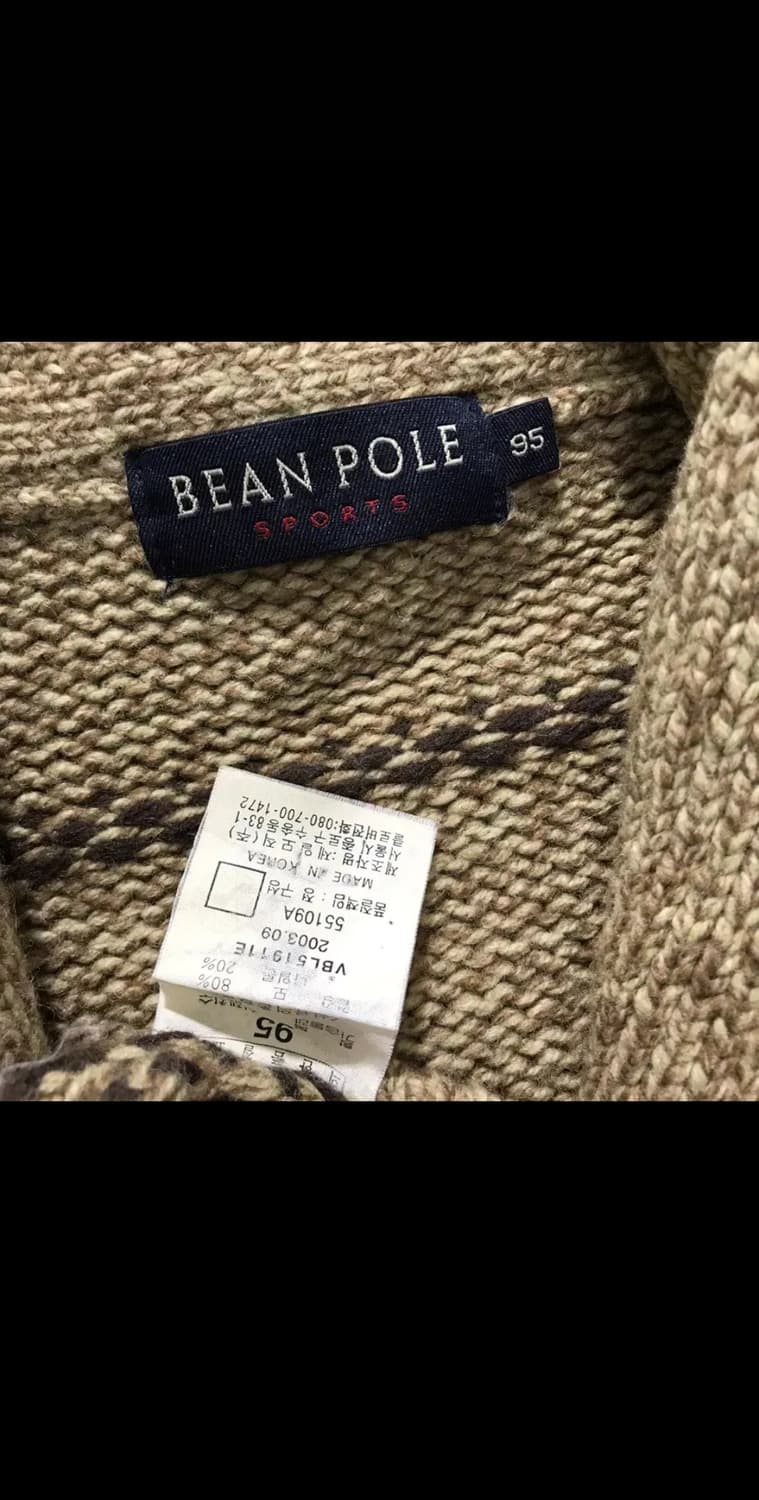 [[M, A급]# 빈폴(BEAN POLE) 코위찬 숄카라 가디건 상품이미지5