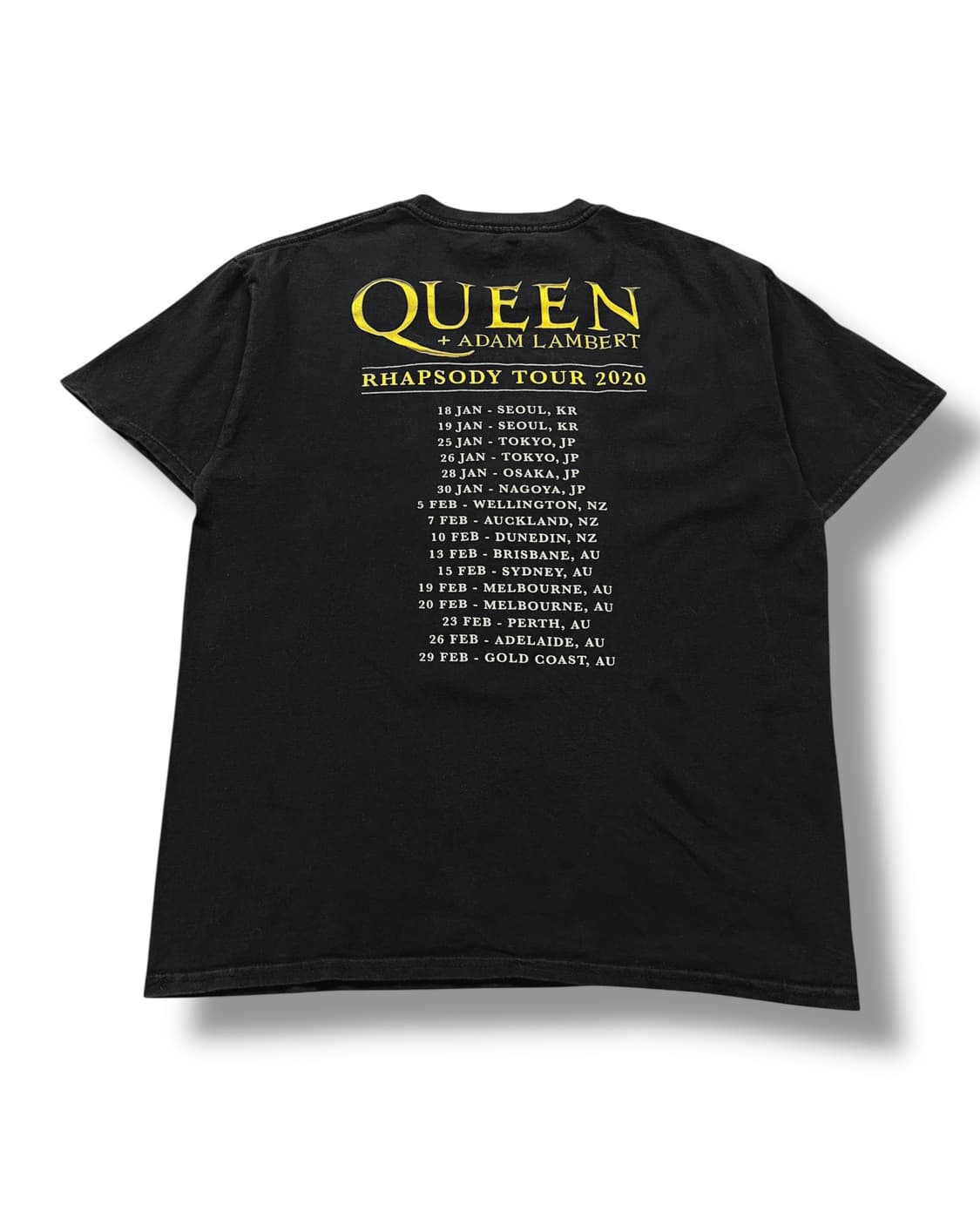 Queen 그래픽 블랙 반팔 티셔츠 상품이미지7