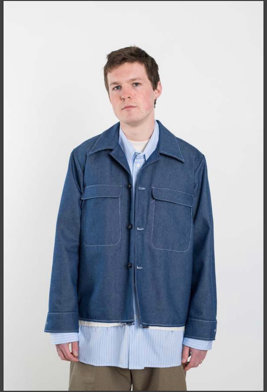 카미엘 포트젠스 데님 자켓 상품이미지1