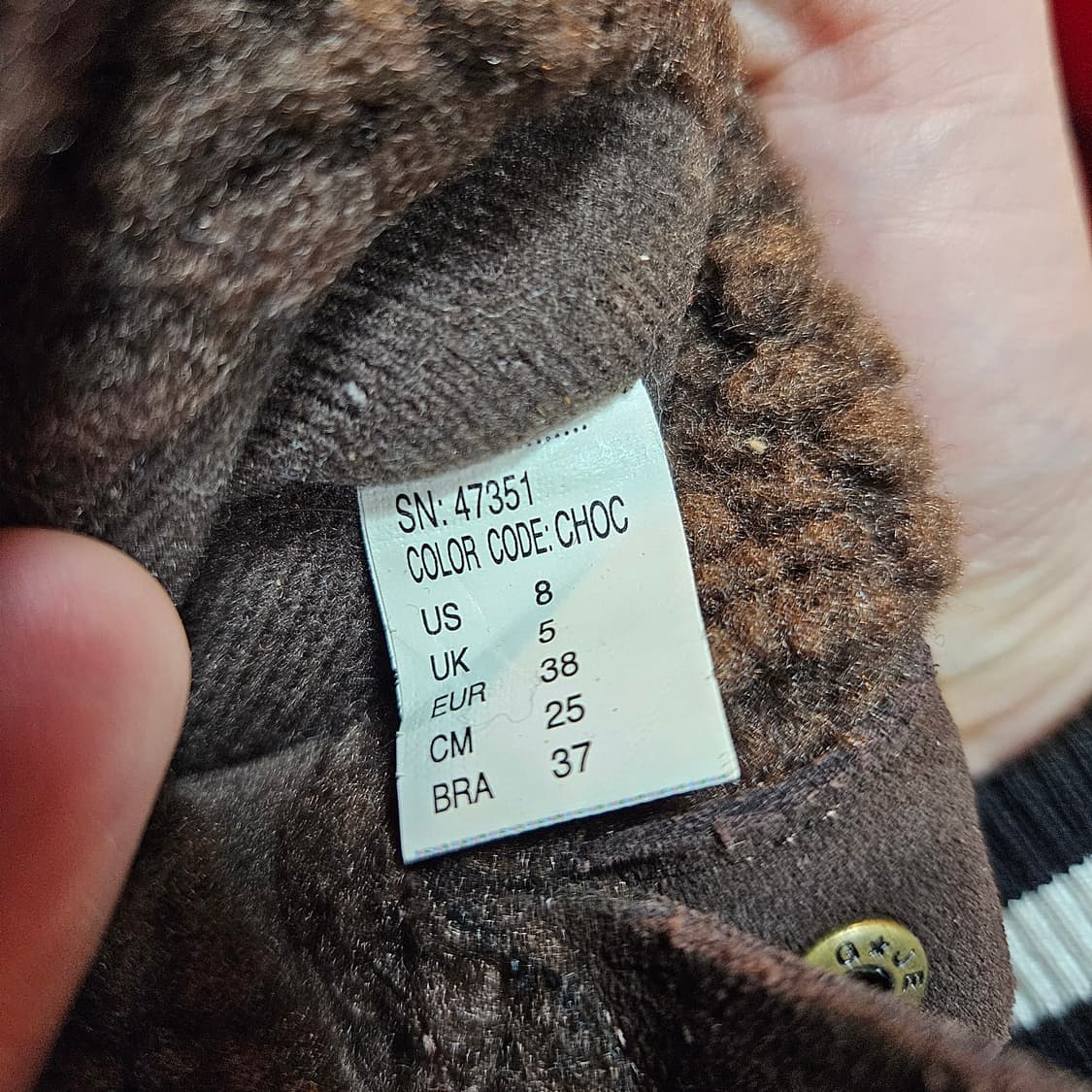 (미사용)스케쳐스 브라운 꽈베기 양털 부츠 37size 상품이미지8
