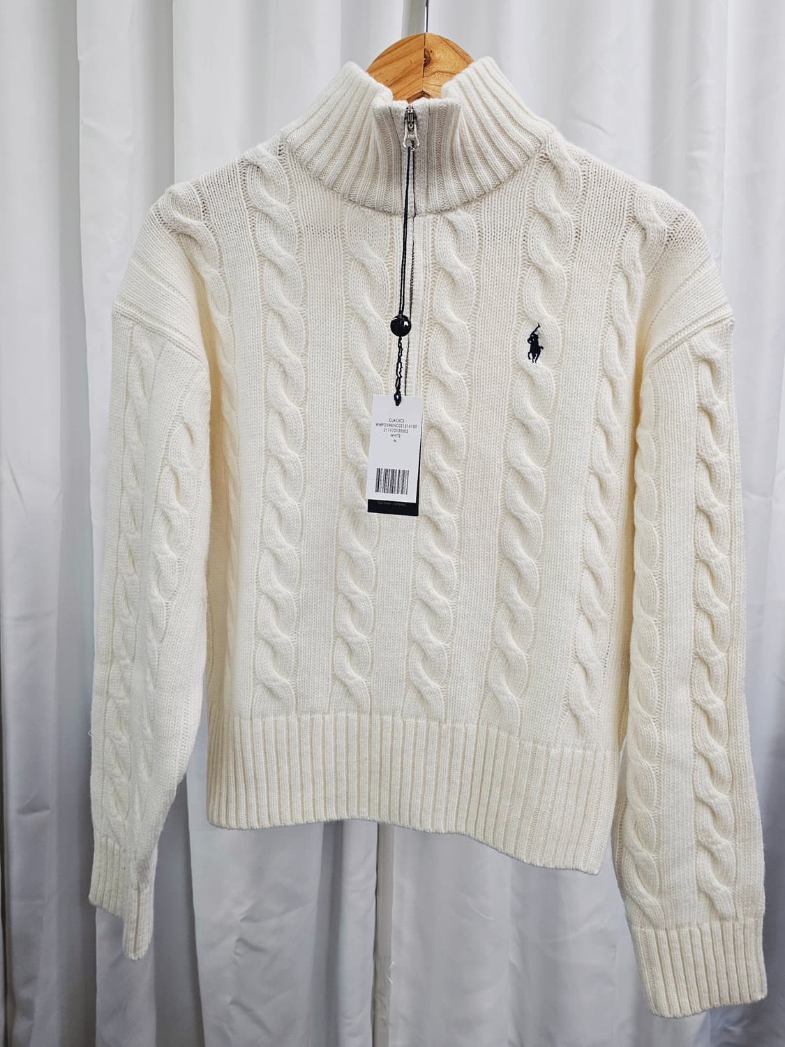 [폴로 여성 니트집업] 상품이미지3