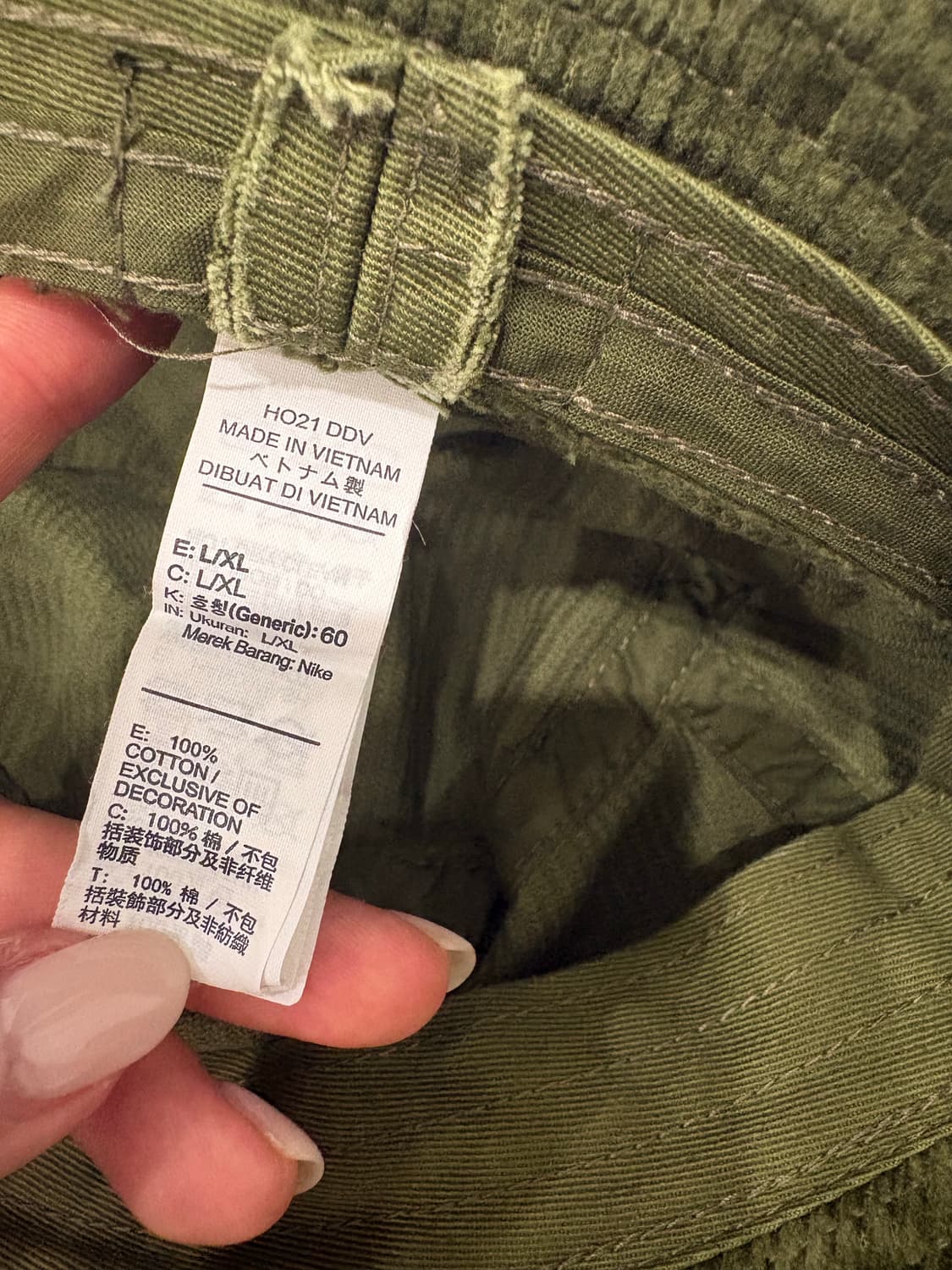 nike futura corduroy bucket rough green 상품이미지3