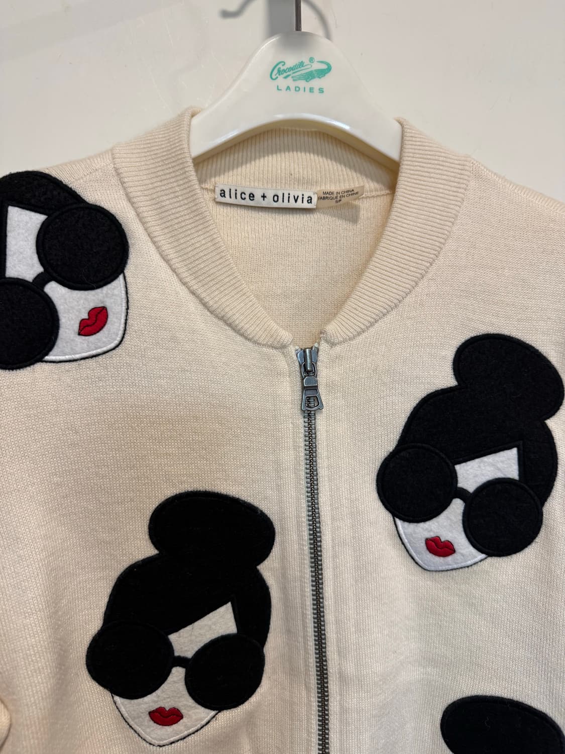 앨리스앤올리비아 스테이시 페이스 집업 가디건 상품이미지7