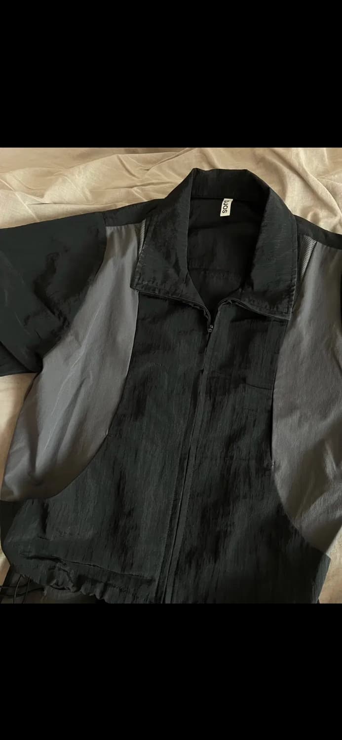 Ojos 오호스 스트링 홀 미디 스커트 셔츠 세트 1사이즈 상품이미지5