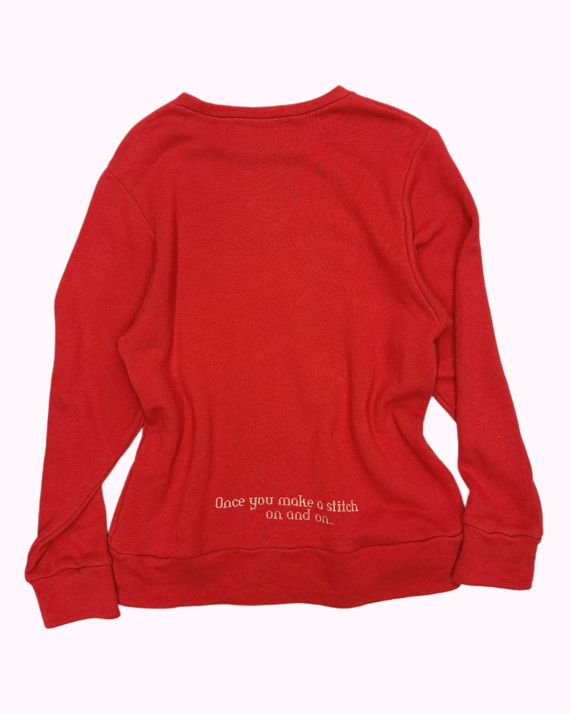 WACHIFIELD stitched cat printign sweat 상품이미지4