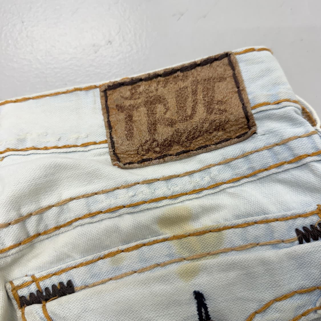 트루릴리전 Y2K 스티치 워싱 데님팬츠 상품이미지7