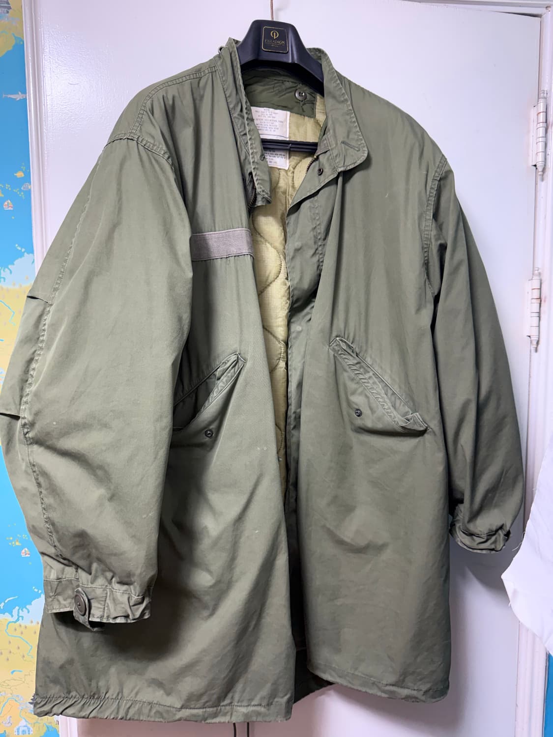 오리지날 m64 피쉬테일 개파카 내피m 외피L 상품이미지1