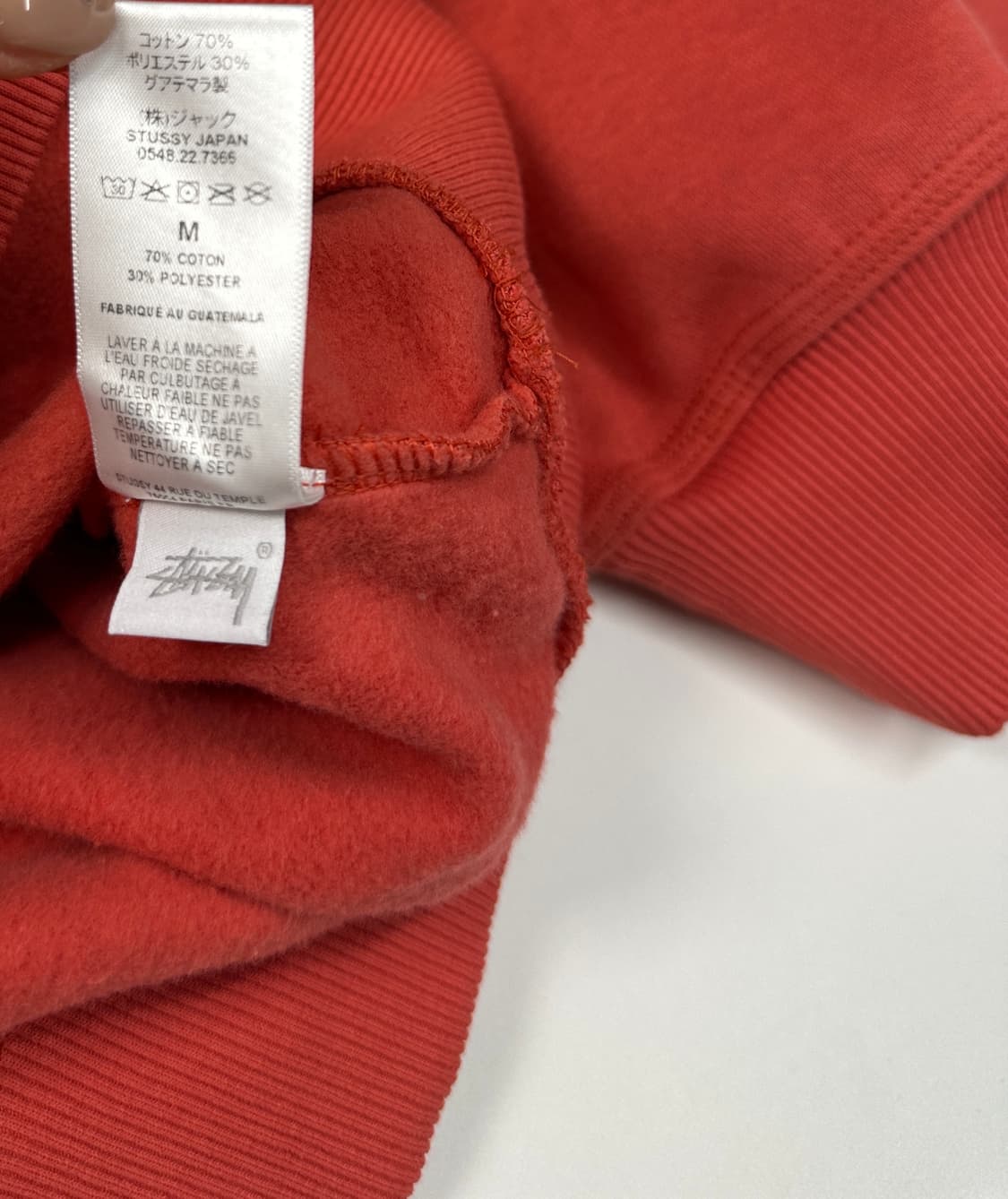 스투시 스틱로고 아플리케 로즈컬러  상품이미지6