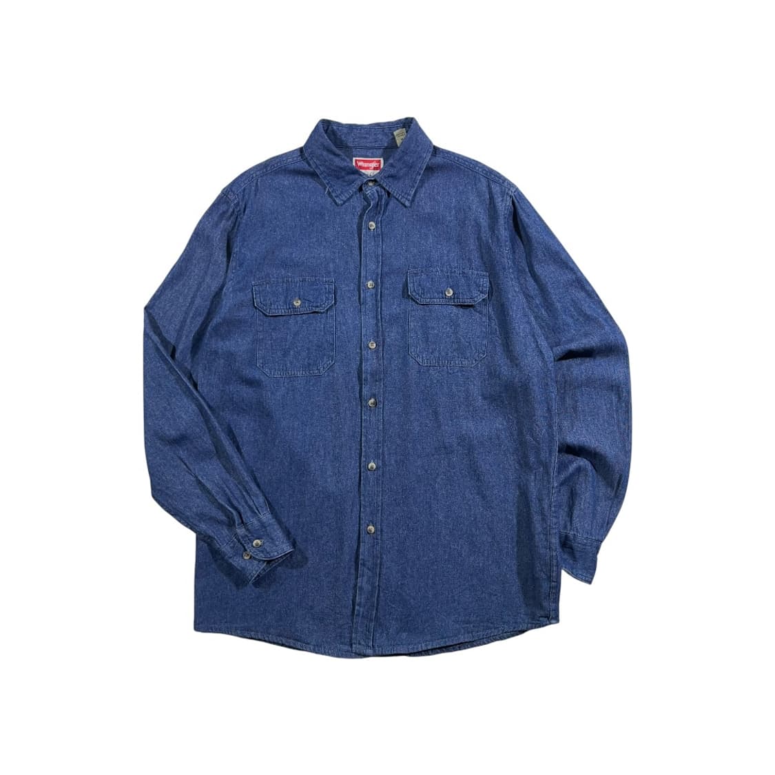[Wrangler] 랭글러 투포켓 데님셔츠 상품이미지1