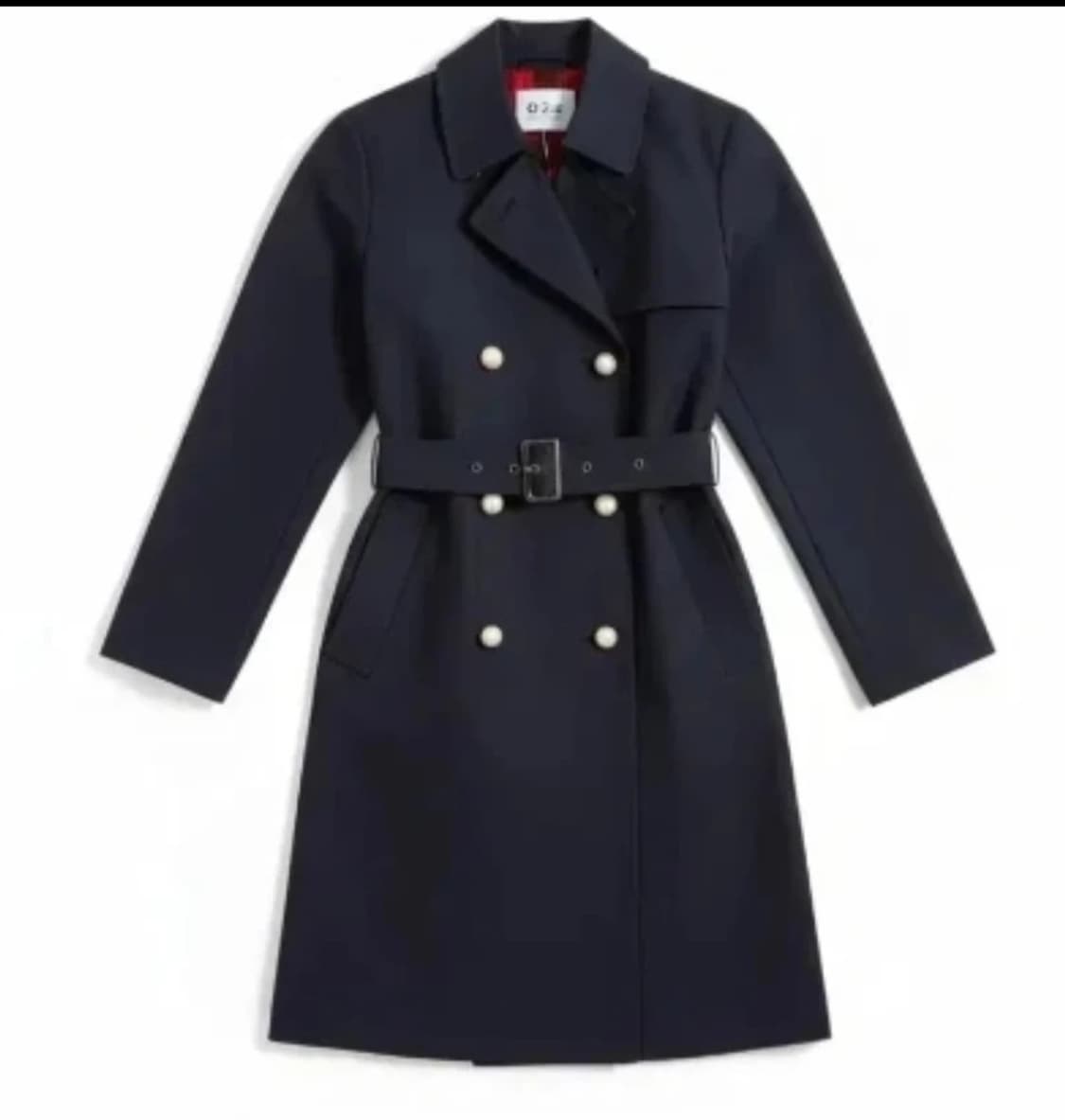 O'2nd 진주포인트 네이비 트렌치 코트 free 버버리 트렌치코트 상품이미지1