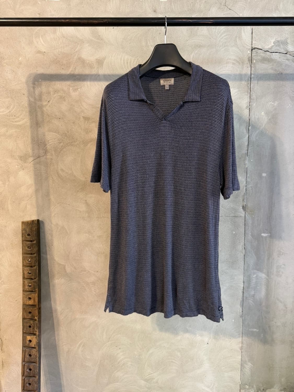 아르마니 꼴레지오니 오픈칼라넥 셔츠 105 상품이미지1