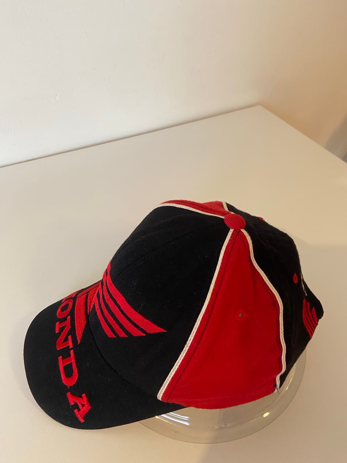 혼다 HONDA 볼캡 모자 블랙/레드 상품이미지4