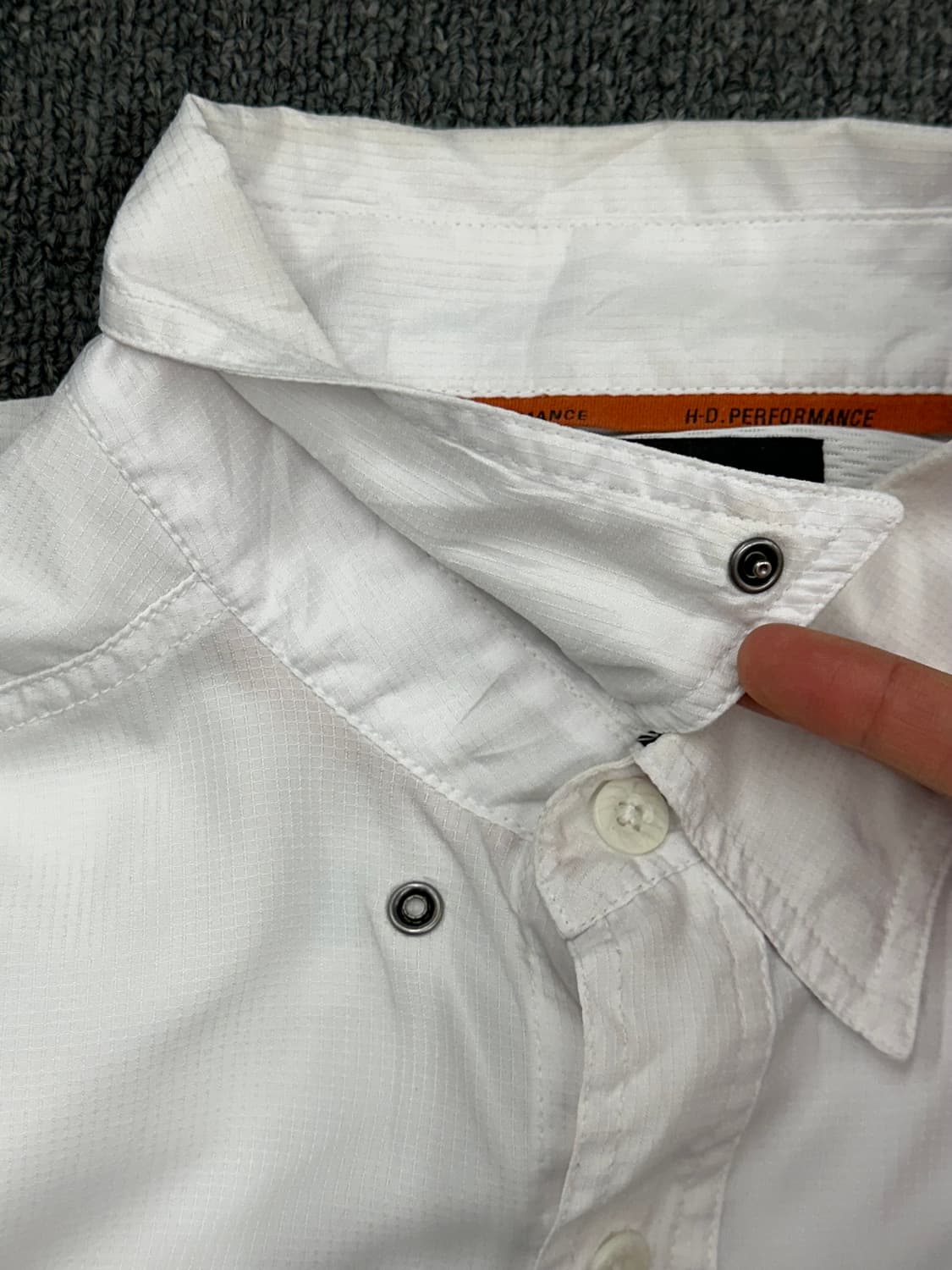 L)할리데이비슨 vintage 퍼포먼스 버튼 프론트 긴팔셔츠 상품이미지4