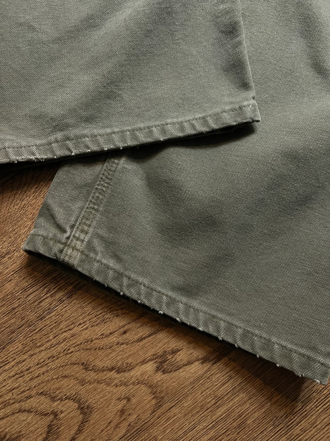 [32]칼하트 USA 더티워싱 모스그린 싱글니 카펜터 워크 팬츠 상품이미지6