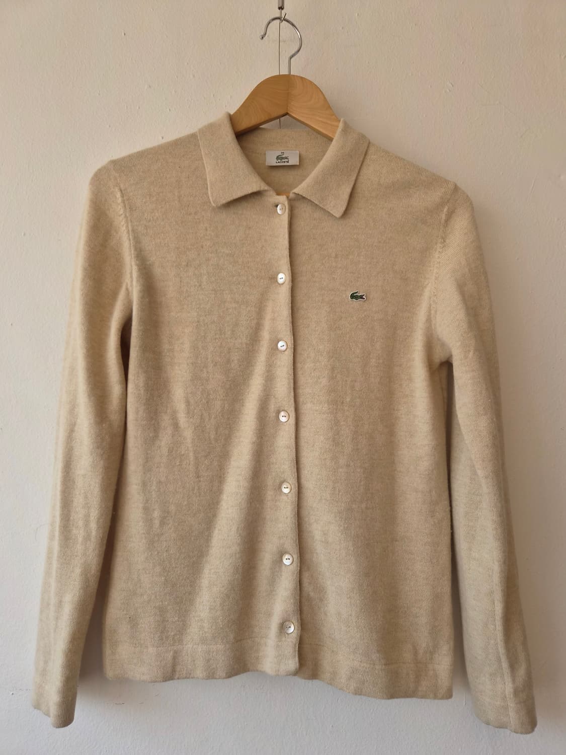 라코스테 여성 울100카라니트 M사이즈 상품이미지2