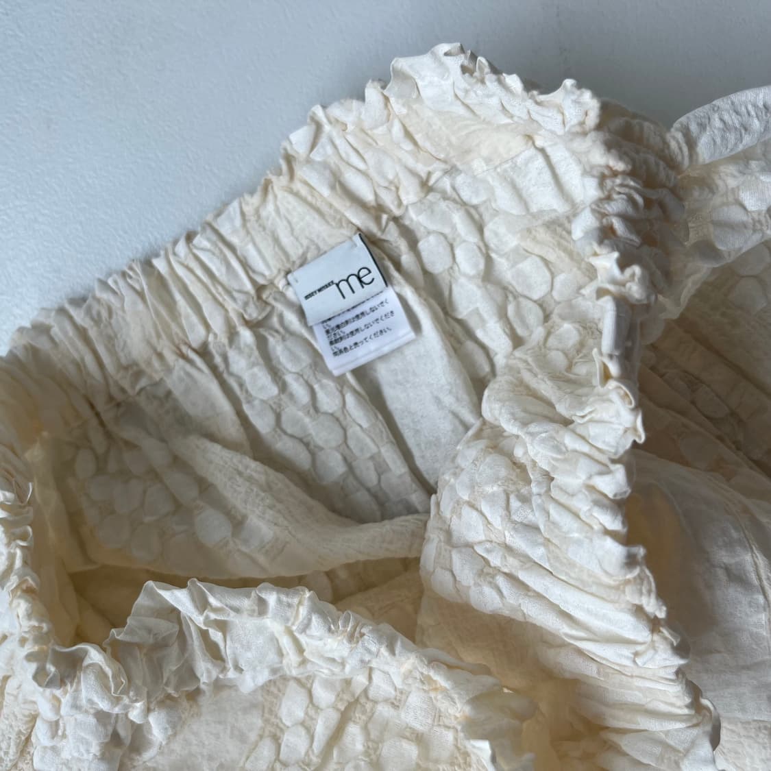 이세이미야케 embossed pattern skirt 상품이미지10