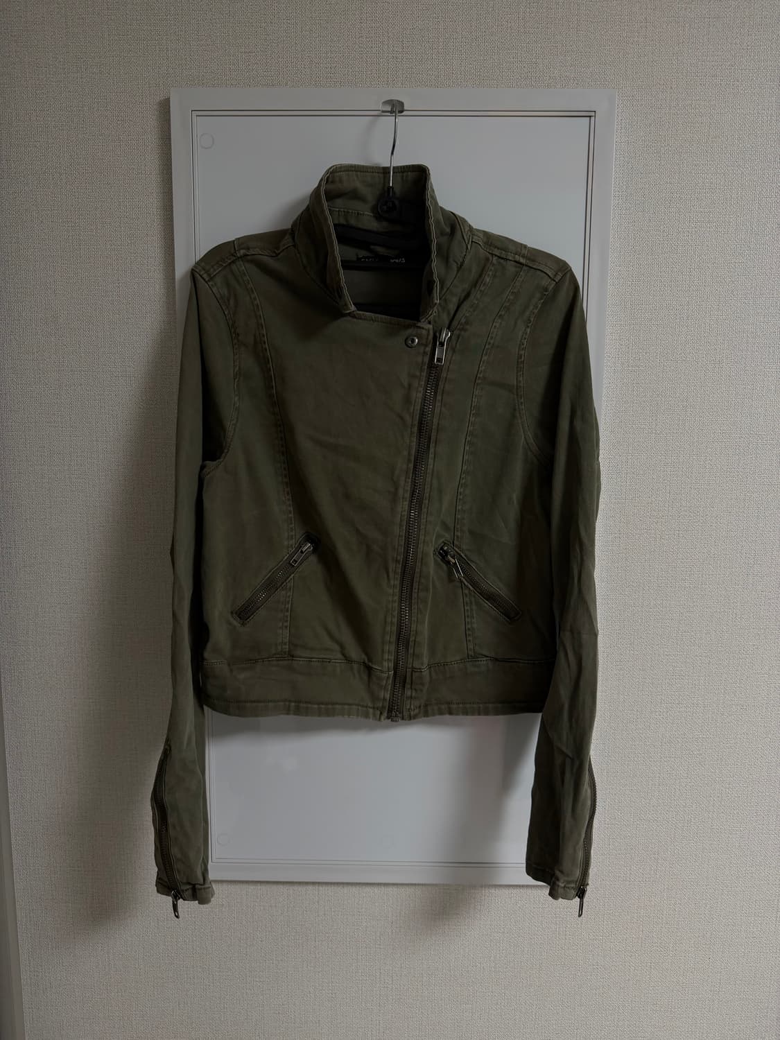 japan vintage 사선 포켓 집업 자켓 상품이미지1