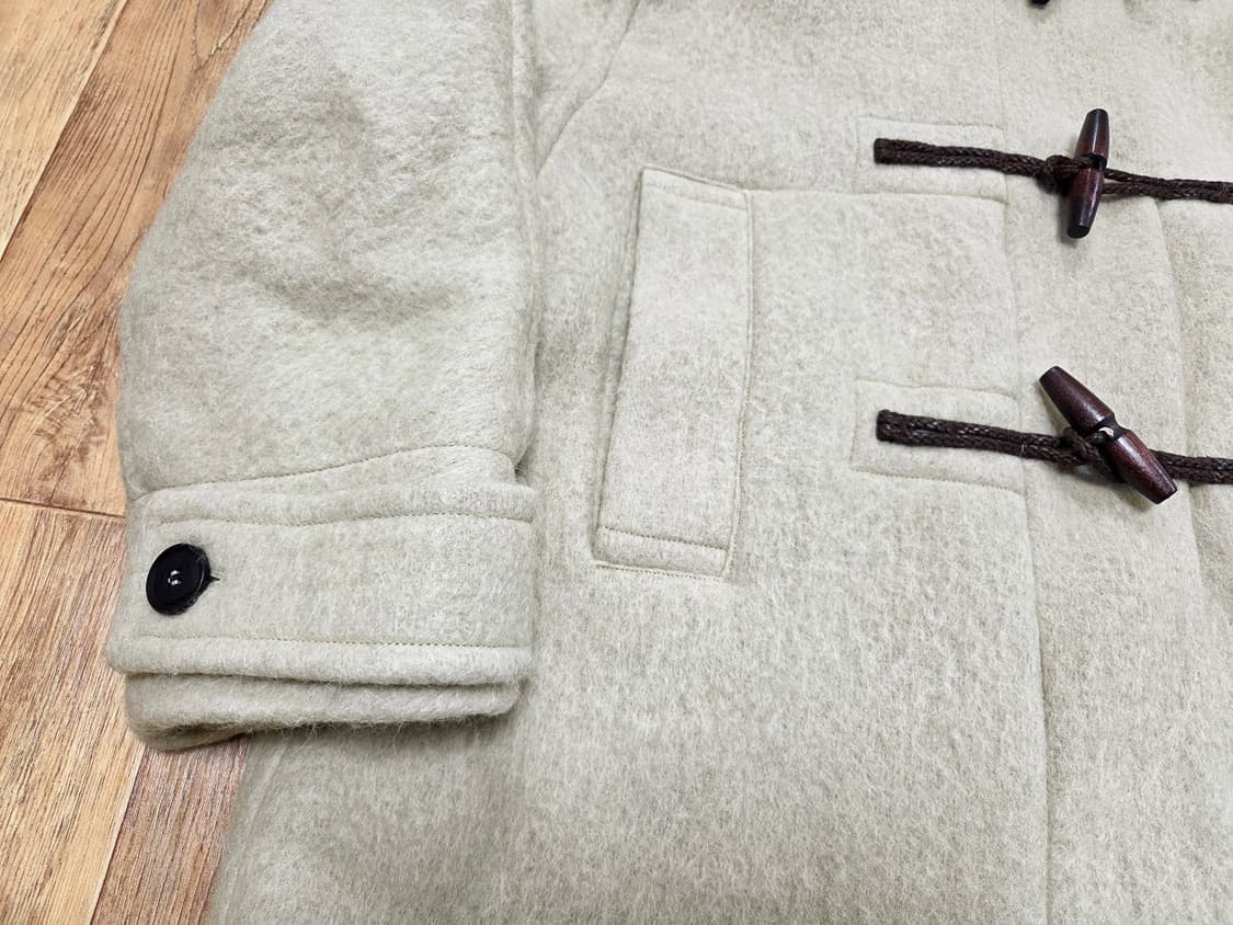 리파인드902(REFINED902) 헤어리 울 더플 하프코트 새상품  상품이미지8