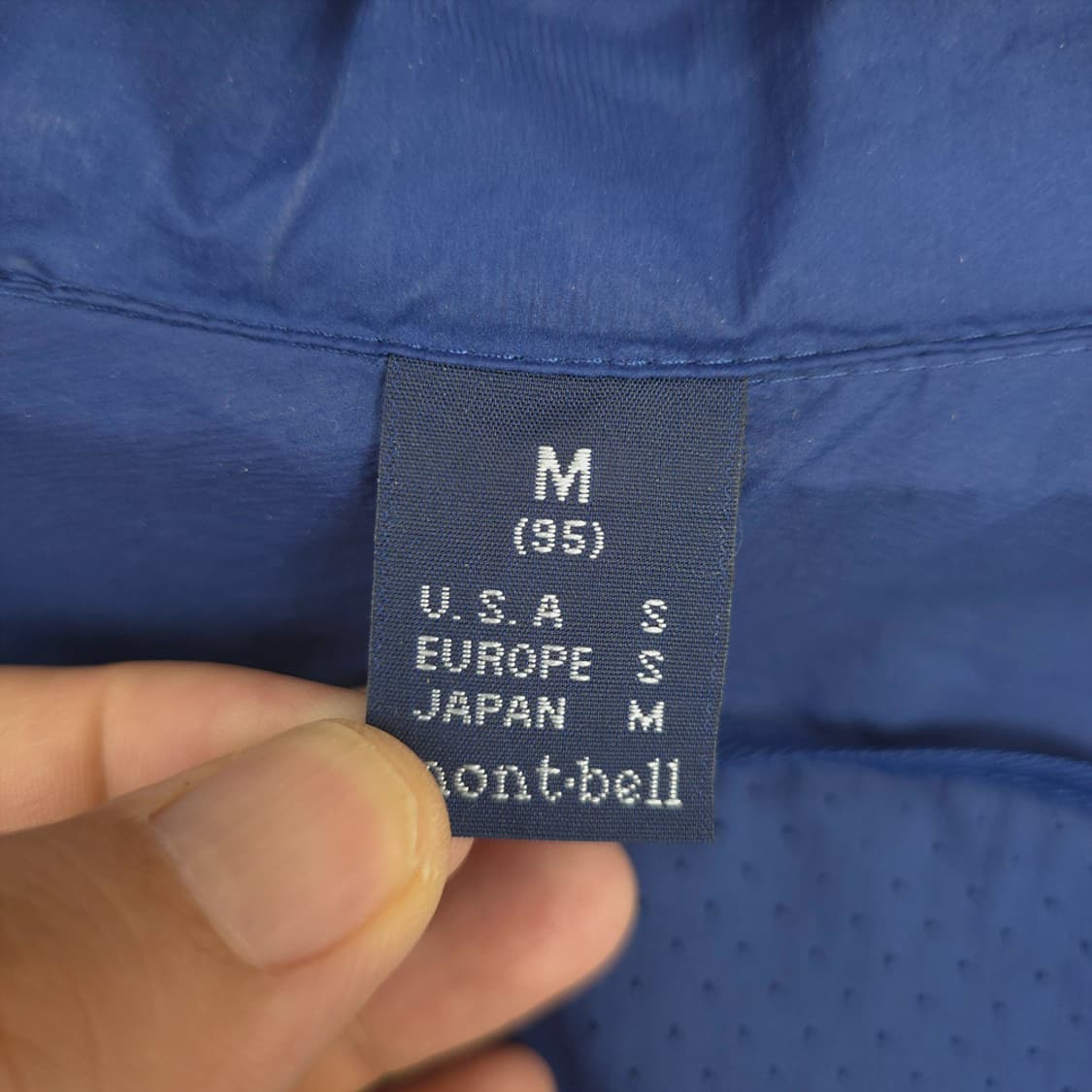 몽벨 Montbell 경량 바람막이 자켓 네이비 M(95) 상품이미지7