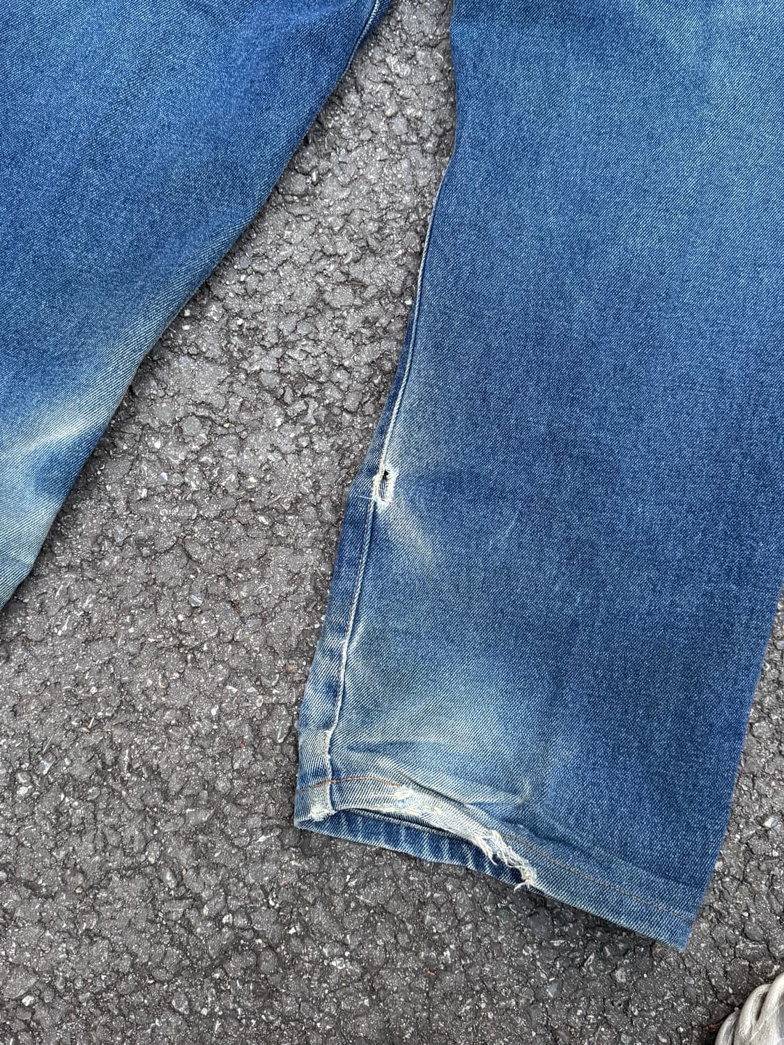 Stussy 스투시 워시드 데미지 데님팬츠 상품이미지10