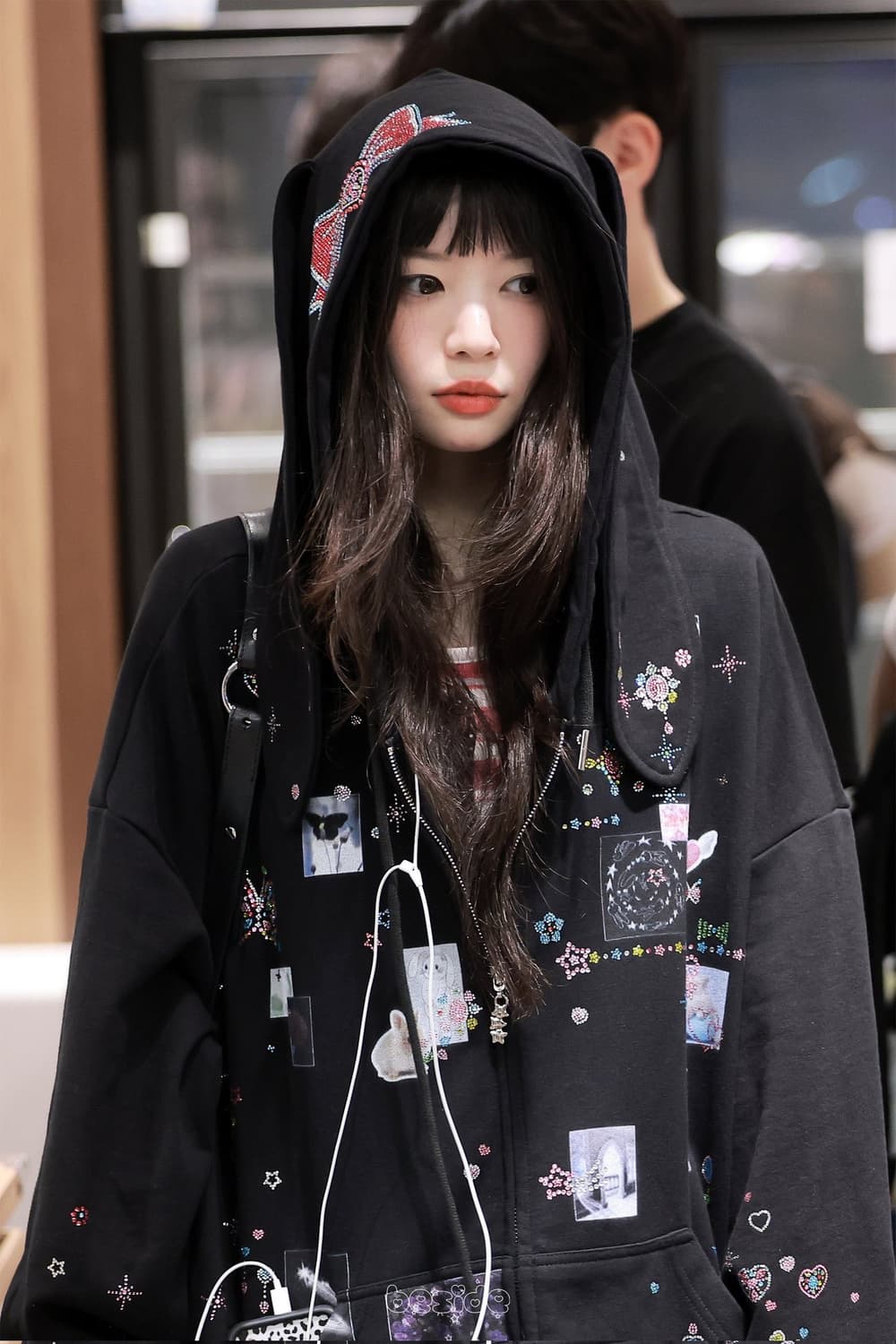 (아일릿 모카 착용) 씨피어스 후드집업 상품이미지4