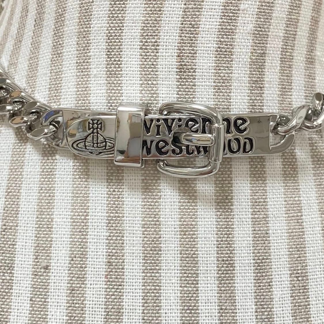 비비안웨스트우드 아카이브 orb로고 초커체인 목걸이(새상품) 상품이미지2