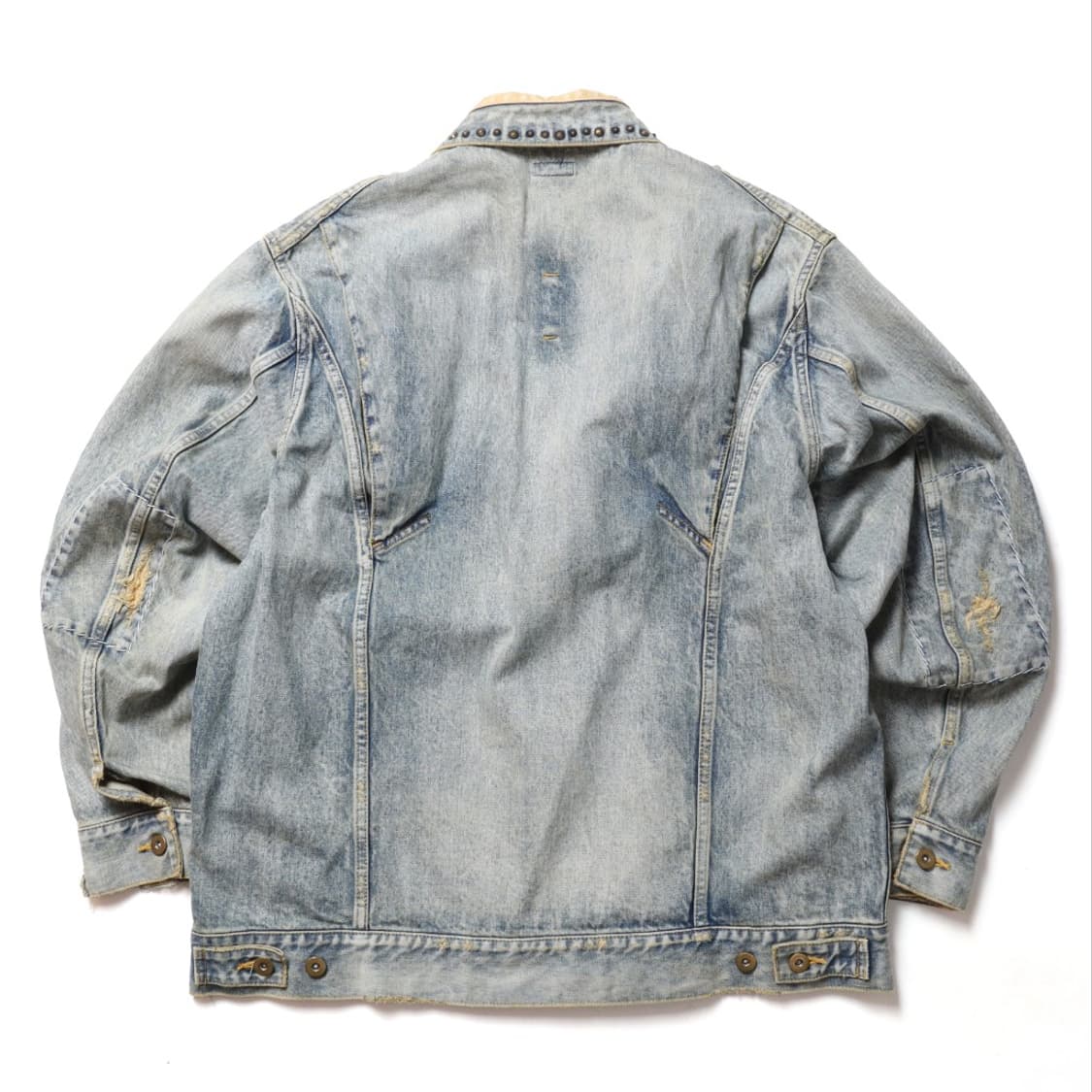 컬러비콘Kolor Beacon Studs Distressed Denim 상품이미지6