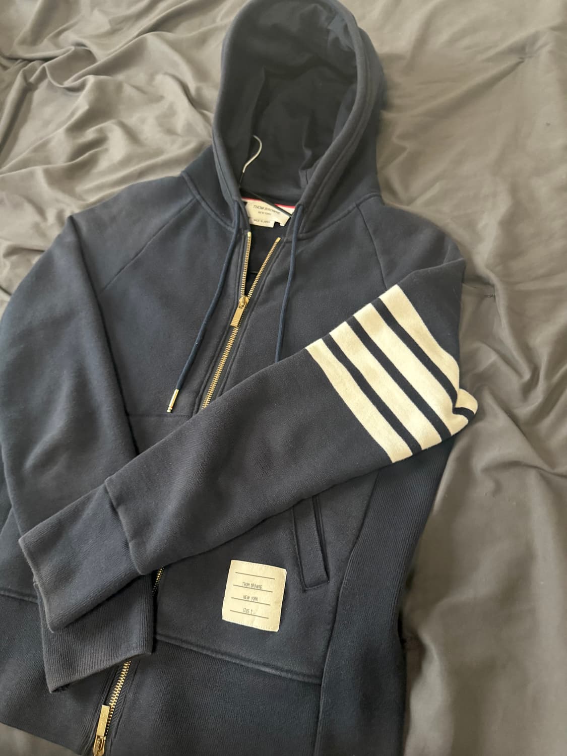 (정품) 톰브라운 엔지니어스 사선 후드집업 상품이미지1