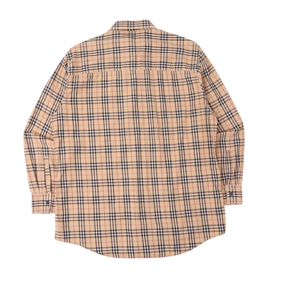 버버리 베이지 노바체크 포켓 로고 셔츠 상품이미지5