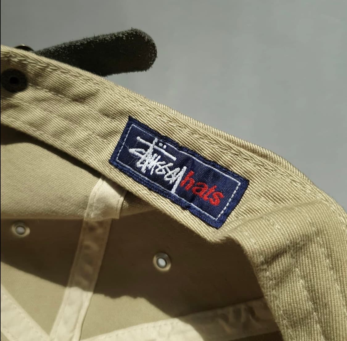 90s STUSSY pannel cap 상품이미지9