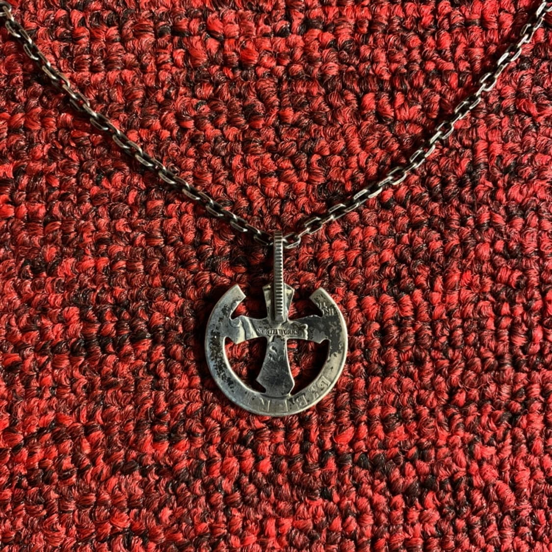 25c. cross coin eagle necklase 상품이미지3